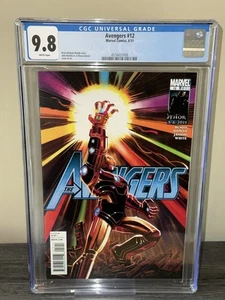 Avengers #12 CGC 9.8 White Pages Iron Man Wields Infinity Gauntlet (Marvel 2011) - Picture 1 of 3