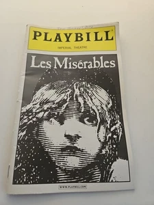 Les Miserables Imperial Theatre 2002 Playbill  - Bild 1 von 3