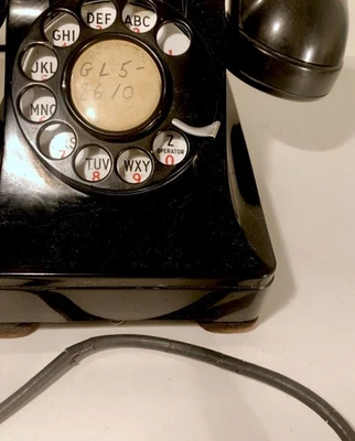 Teléfono Western Electric Modelo 302 1953 vintage con auricular F1W Foto 1 de 4