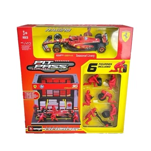 1:43rd Scuderia Ferrari F1 Charles LeClerc #16 Pit Crew Set - Picture 1 of 4