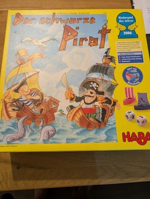 HABA der Schwarze Pirat, Brettspiel, Gesellschaftsspiel Sehr Guter Zustand  - Bild 1 von 3