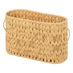 with Handles Bathroom Storage Basket Wicker Woven Bathroom Accessories - Picture 1 of 16