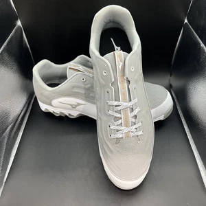 Botines de béisbol Mizuno 9-Spike para hombre talla 15 gris/blanco metal 11GM235105 - Imagen 1 de 6