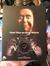 FOUR FLIES ON GREY VELVET 1971 Dario Argento SEVERIN 4K Blu-ray & slipcover NEW