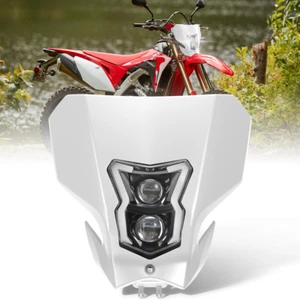 LED Headlight Halo DRL White Fairing For Honda CRF450L CRF450RL 2019 20 21 22 - Bild 1 von 12