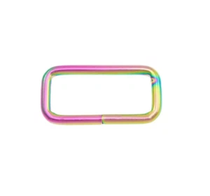 Schlaufe 2Stk. 20,26,29mm Regenbogen Metall - Picture 1 of 6