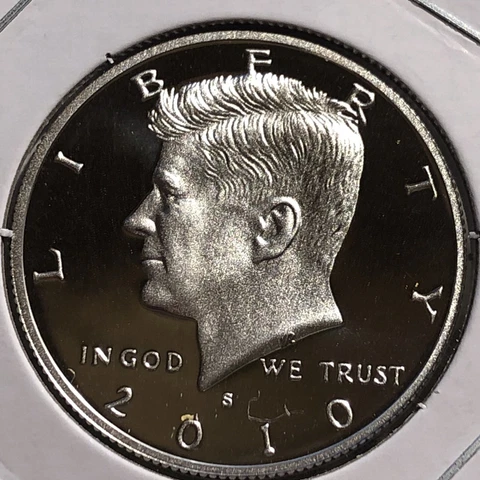 2010 S John F. Kennedy GEM PROOF 90% SILVER HALF DOLLAR * DIRECT FROM SET #1 Cover