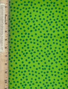 Party Parade 303 Green 100% Cotton FABRIC priced by the Yard - Picture 1 of 1