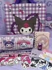 Kuromi My Melody Sanrio Bundle Pencil Case Stationary Gift Bag Notebook Rubber