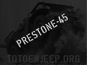 POCHOIR STENCIL MARQUAGE REUTILISABLE ANTIGEL PRESTONE 45 . jeep willys m201 - Picture 1 of 1
