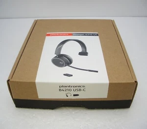 Plantronics Voyager 4210 UC USB-C Bluetooth Wireless Headset - Retail Packaging - Picture 1 of 2