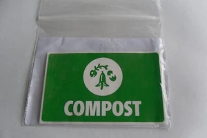 10 Stück Lavex 3 Zoll x 5 Zoll 3223X5COM10 Kompost Etiketten - Bild 1 von 3