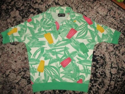 CAMISA POLO MUJER CONTESSA BY JOYCE AÑOS 80 Paleta Verano Helado Novedad Foto 1 de 4