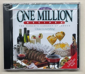 Easy Chef’s One Million Recipes The World’s Largest Cookbook CD-Rom 2002 NEW - Picture 1 of 3