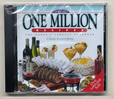Easy Chef’s One Million Recipes The World’s Largest Cookbook CD-Rom 2002 NEW - Image 1 of 3