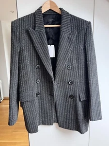 Isabel Marant wool Blazer grey&white  Women  Size 38 new with tag - Picture 1 of 6
