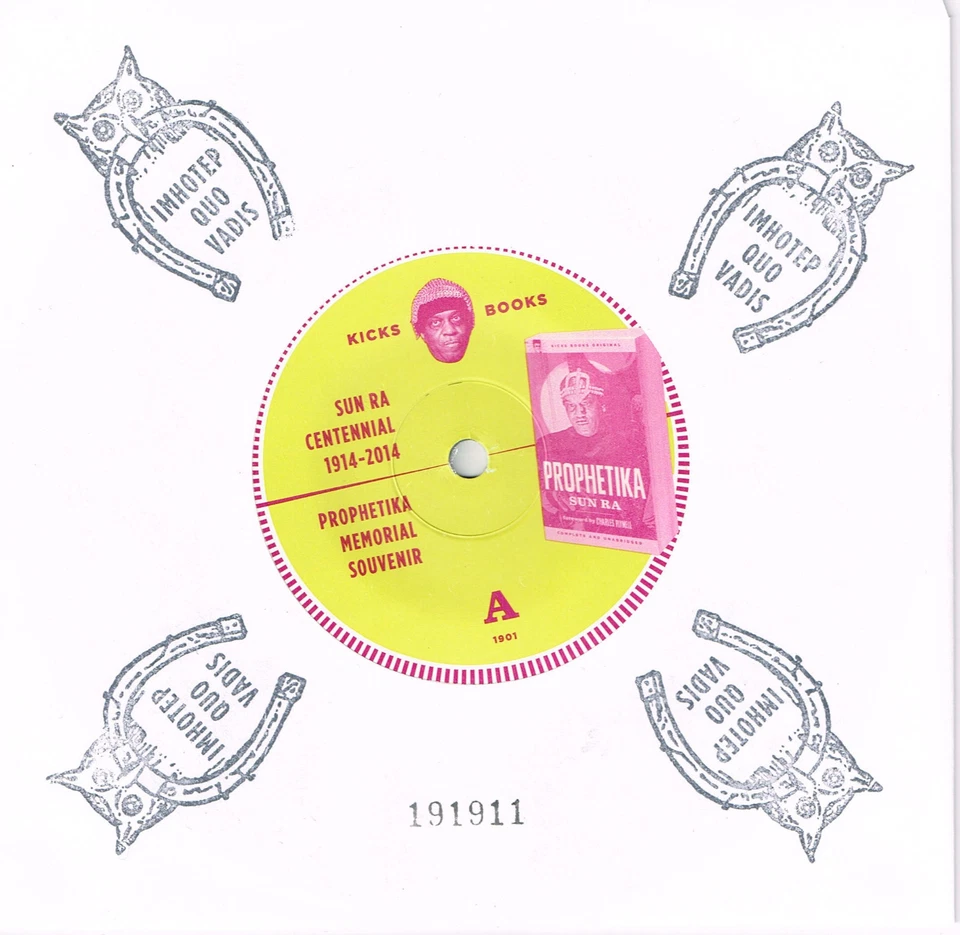 SUN RA Centennial 1914-2014 7" Prophetika Memorial Souvenir Unreleased Norton lp - Image 1 of 1