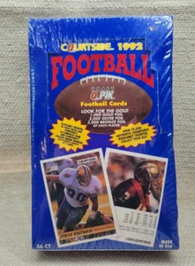 NUEVO sellado 1992 Courtside Football Draft Pix 36pks 432 tarjetas 240848G - Imagen 1 de 7