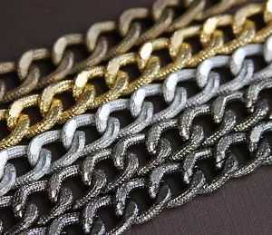 5 piedi di alluminio grosso cordino pesante catena maglia aperta 21x15 mm - Foto 1 di 12