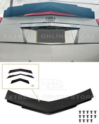 Alerón de mimbre trasero negro mate para Cadillac CTS cupé 09-15  Foto 1 de 4