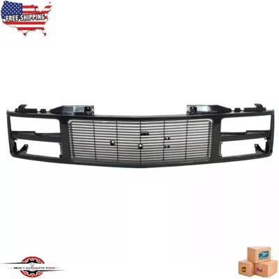 New For 1988-1993 GMC C/K Series Pickup Front Grille Assembly Black GM1200391 Foto 1 de 4
