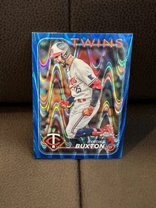 2024 Topps Chrome BLUE 🌊 RayWave Refractor #10 Byron Buxton /150 ⭐️ TWINS - Bild 1 von 2