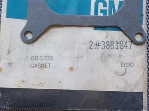 GM PART NUMBER 3991847 HOLLEY 4 BARREL CARB GASKET - Picture 1 of 2