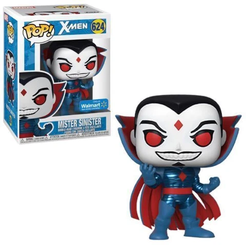 Funko Pop MISTER SINISTER METALLIC Walmart Exclusive Marvel X-Men #624 NEAR MINT Cover
