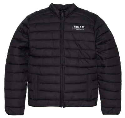 INDIAN MOTORCYCLES HAYES JACKET BLACK MENS SIZE LARGE 283336906 - Image 1 of 4