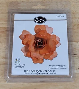 Sizzix Die ROSE FLOWER 3-D #558504 Sizzlits - Picture 1 of 2
