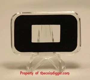 1 AIR-TITE 5 GRAM Gold Bar Holder Direct Fit Capsule Acrylic Storage Case Suisse - Picture 1 of 5