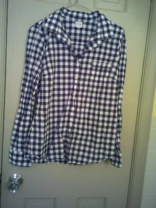 Ladies J. Crew Brand Blouse, Size S. Long Sleeves, Collar, Button Front. - Picture 1 of 2