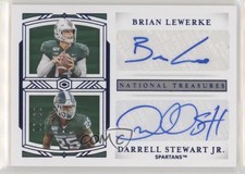 2020 Panini National Treasures Collegiate Blue /20 Brian Lewerke Rookie Auto RC