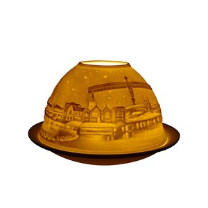 Licht Leuchtende Kuppel Teelicht Halter, Newcastle Kerzenhalter Heim Dekor