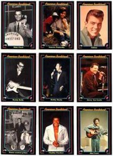 1993 AMERICAN BANDSTAND COMPLETE BASIC TRADING CARD SET DICK CLARK