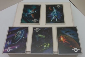 1995 Fleer Babylon 5 Ultra Space Gallery Cards - Set of 5 Cards in Hard Cases - Picture 1 of 12