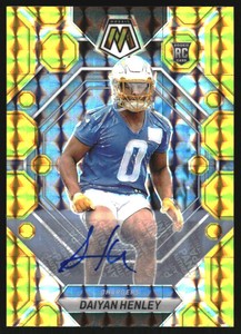 2023 Panini Mosaic Rookie Autographs Mosaic Gold #304 Daiyan Henley RC Auto /10