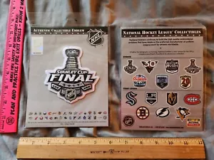 NHL 2017 STANLEY CUP FINALS PATCH NASHVILLE PREDATORS PITTSBURGH PENGUINS NEW - Picture 1 of 3