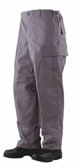 Calça Atlanco TRUSPEC 1304 BDU, 65%/35% algodão poli RS cinza, pequena regular nova com etiquetas - Imagem 1 de 1