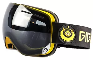 NEW 2016 Dragon X1S Goggles-Gigi Black-Dark Smoke+Yellow Red-SAME DAY SHIPPING! - Picture 1 of 1