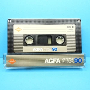 🍒 1x AGFA CRX 90 * IEC II Type 2 * Tape Cassette Kassette Casete кассета * 1984 - Picture 1 of 3