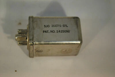 SIGMA INSTRUMENTS VINTAGE RELAY  5J0-2000S-SIL     5JO-2000S-SIL  - Image 1 of 2