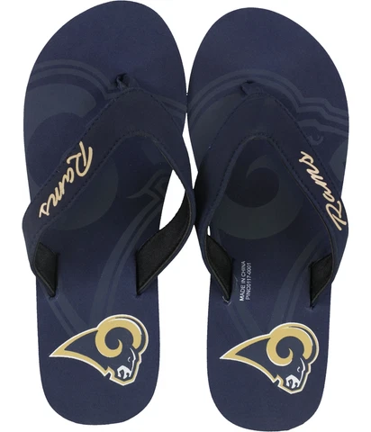 Forever Collectibles Womens La Rams Flip Flop Sandals Cover