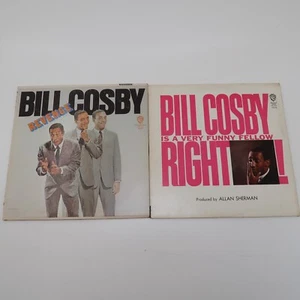 BILL COSBY IS A VERY FUNNY FELLOW RIGHT & Revenge Vinyl Record LP Lot - Picture 1 of 8