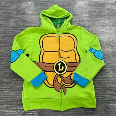 TMNT Sudadera con Capucha L/XL Juvenil Adolescente Mutante Tortugas Ninja Disfraz Halloween Leonardo Foto 1 de 4