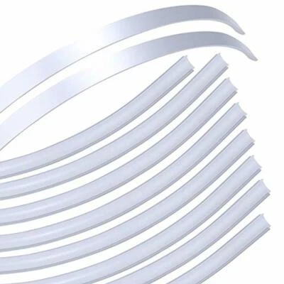 Muzata Flexible LED Channel with Milky White Cover Lens,Bendable Aluminum Profil - Image 1 of 4
