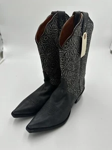 Nocona women’s Boots New With Tags Size 9B Women’s Black leather - Picture 1 of 8