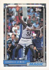 1992 Topps #362 Shaquille O'Neal RC   Card TCCCX