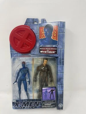 Figura de acción X-Men The Movie Mystique Wolverine Mutant Toy Biz Marvel 2000 Foto 1 de 4