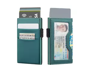 TILONSTAR Slim Mens Wallet RFID Blocking Front Pocket Card ID Holder for Airtag - Picture 1 of 20